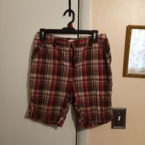 Plaid shorts